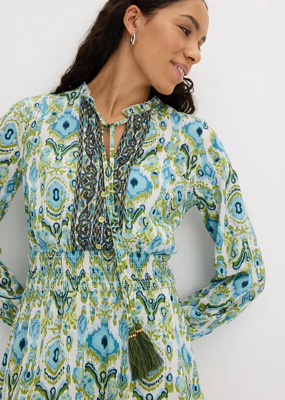 Jerseykjole i bohemsk stil, bonprix