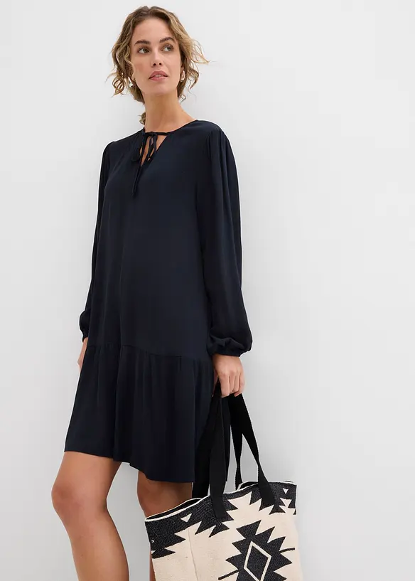 Tunikakjole i lett viskose, bonprix