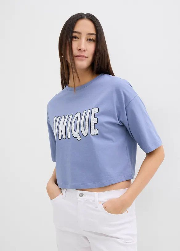 T-skjorte i 100% bomull, bonprix