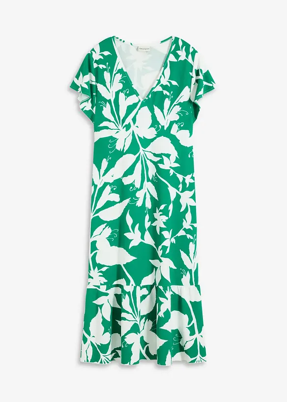 Midikjole med vingeermer, bonprix