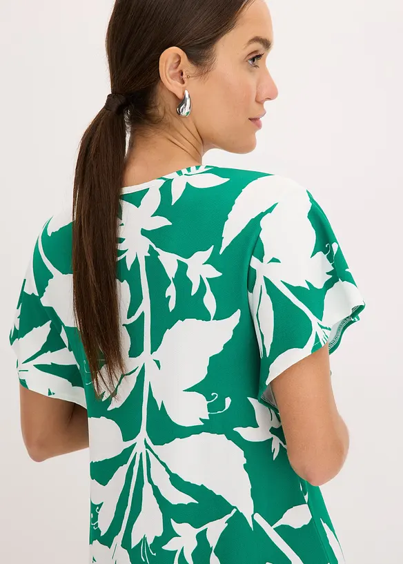 Midikjole med vingeermer, bonprix