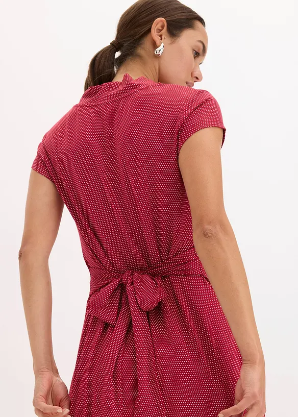 Midikjole i viskosemiks, bonprix