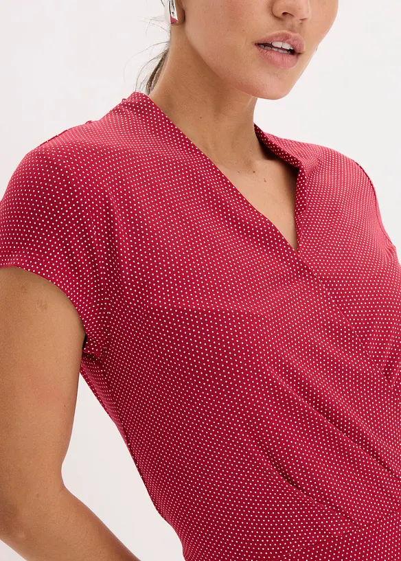 Midikjole i viskosemiks, bonprix