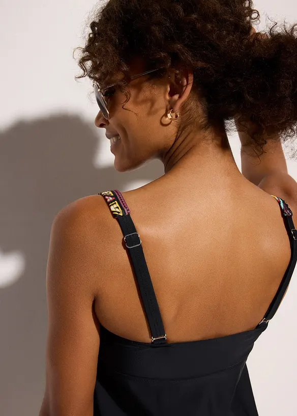 Lang tankini med badeshorts (2-delt sett), bonprix