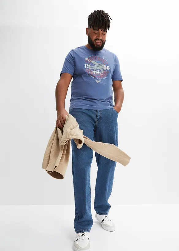 T-skjorte i 100% økologisk bomull, bonprix