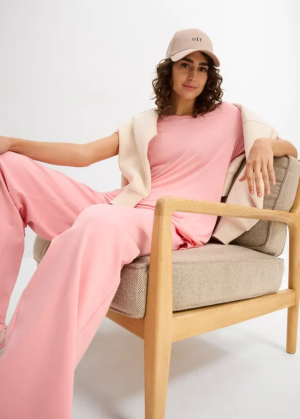 Lang topp i myk viskose, bonprix