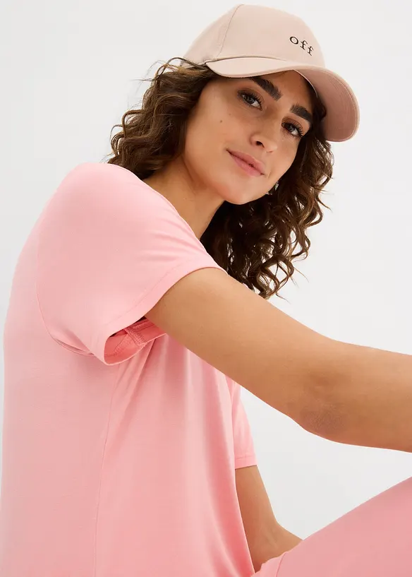 Lang topp i myk viskose, bonprix