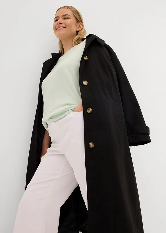 Lang topp i myk viskose, bonprix