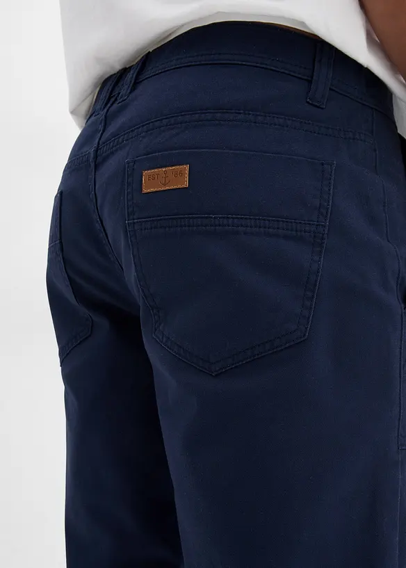 Lang bermudashorts i ren bomull, Regular Fit, bonprix