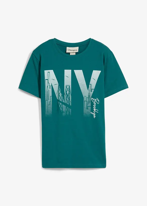 T-skjorte i &oslash;kologisk bomull, bonprix