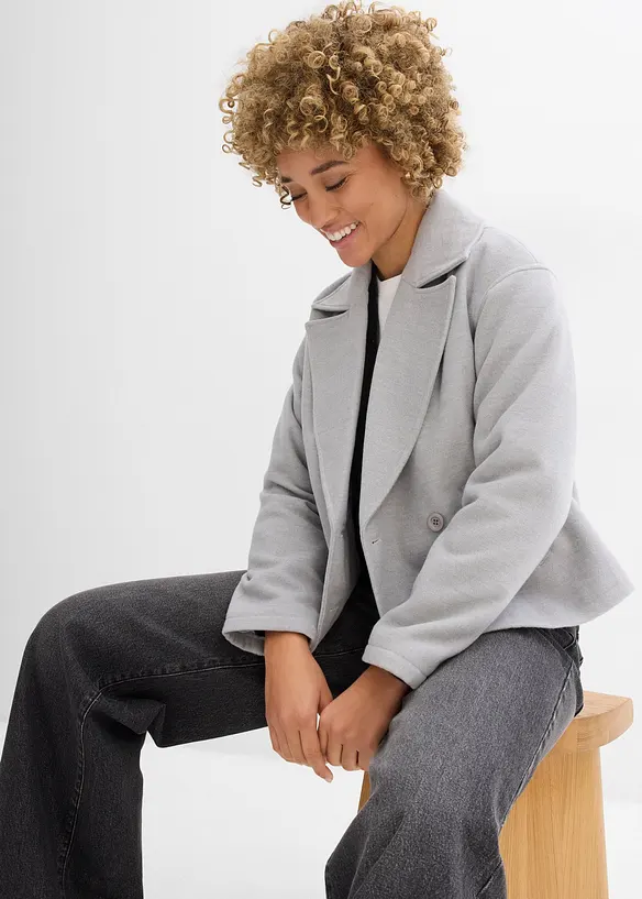 Losjakke i ullstil, bonprix