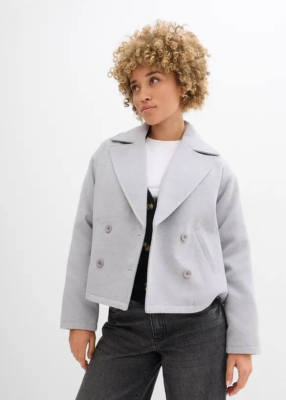 Losjakke i ullstil, bonprix