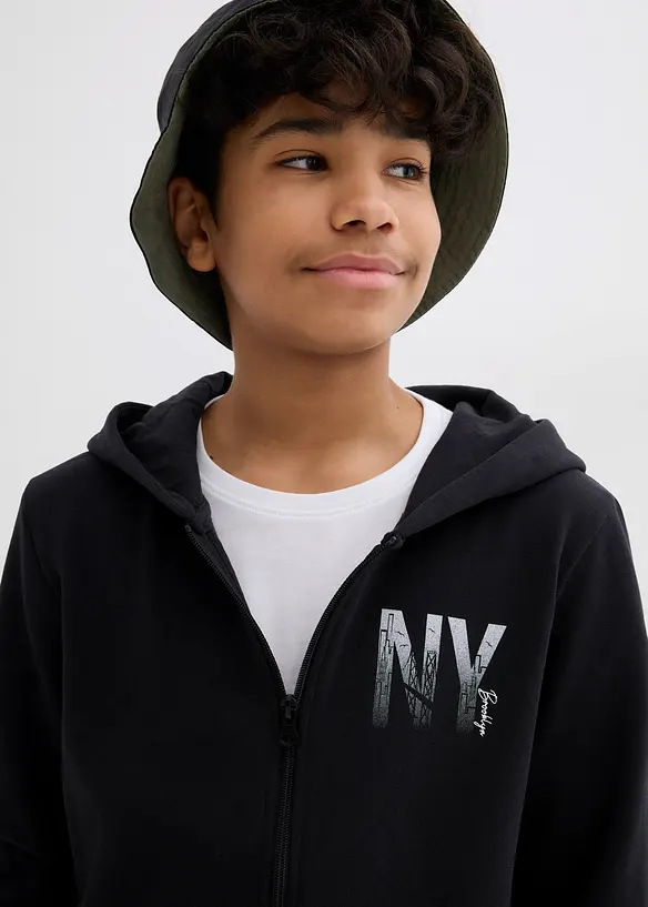 Hettejakke i myk bomullsmiks, bonprix