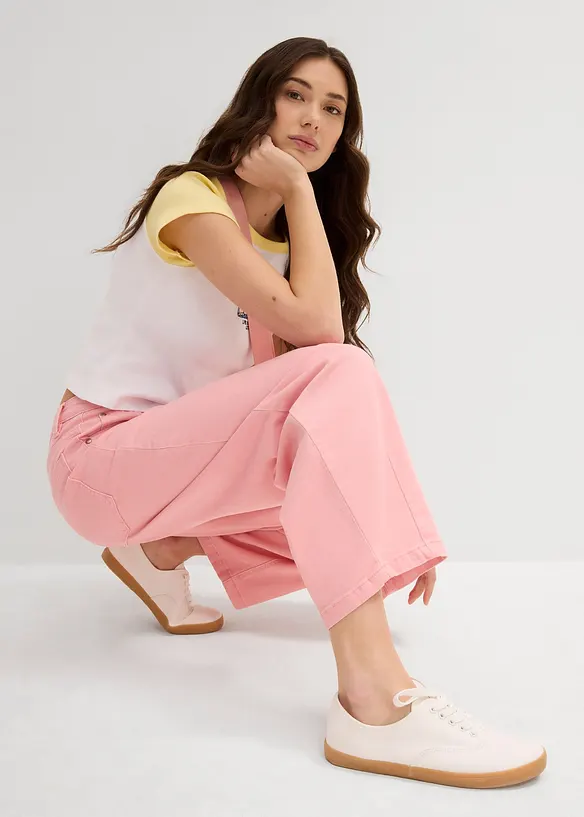 Twillbukse i bomull med stretch, bonprix