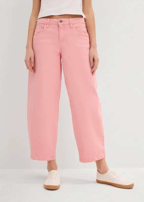 Twillbukse i bomull med stretch, bonprix