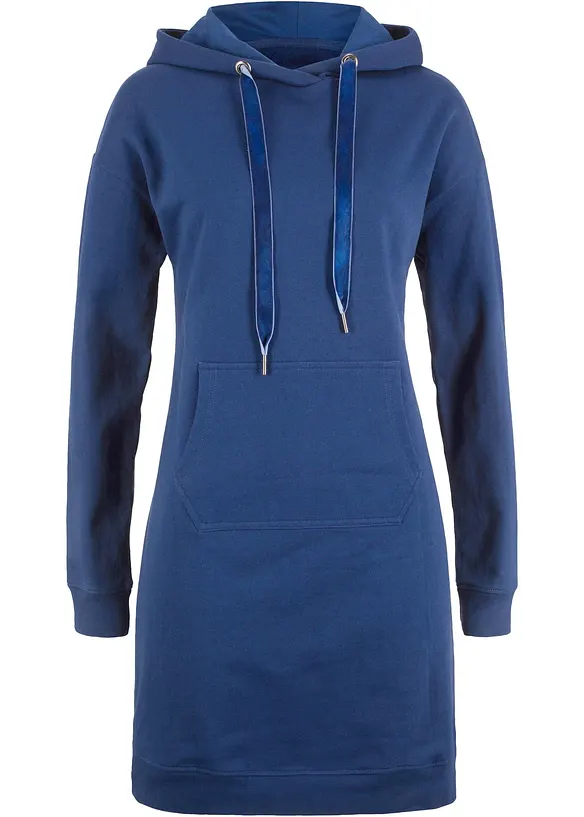 Sweatshirtkjole i 100% bomull, bonprix