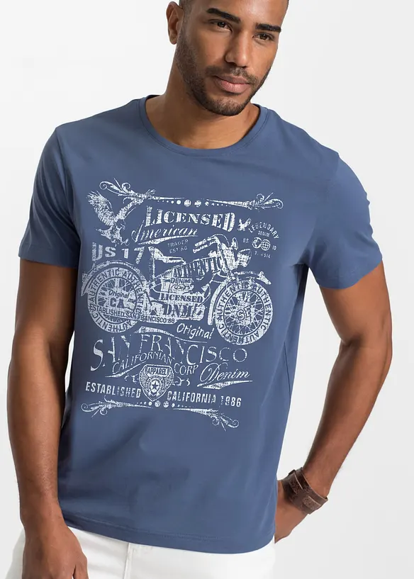 T-skjorte i 100% bomull, bonprix