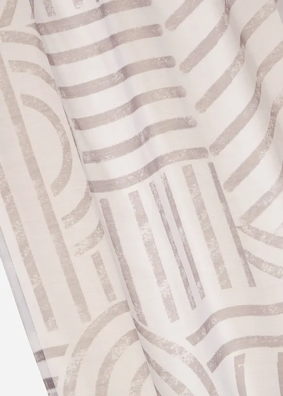 Gardin med grafisk trykk (1-pack), bonprix