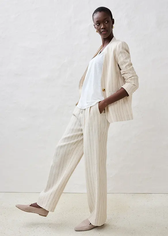 T-skjorte i lin, bonprix