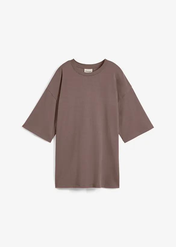 Lang topp i interlock-materiale, bonprix