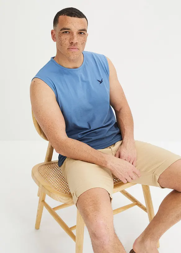 Singlet i ren økologisk bomull, bonprix