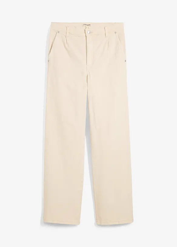 Straight-jeans High Waist, Low Stretch, bonprix