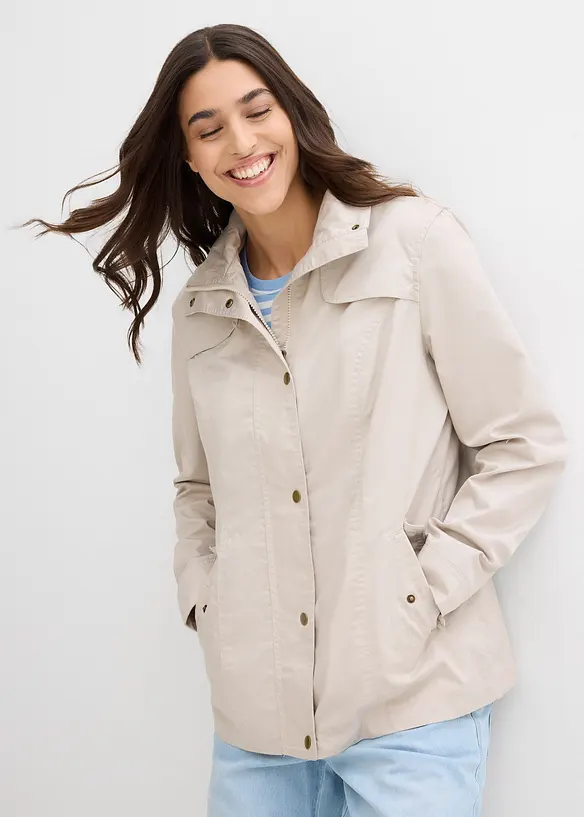 Jakke med st&aring;krage, bonprix