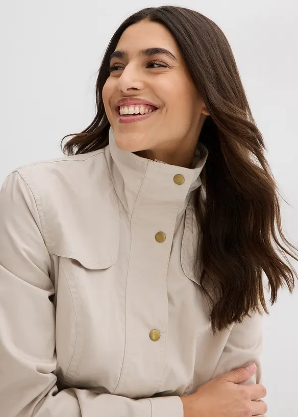 Jakke med st&aring;krage, bonprix