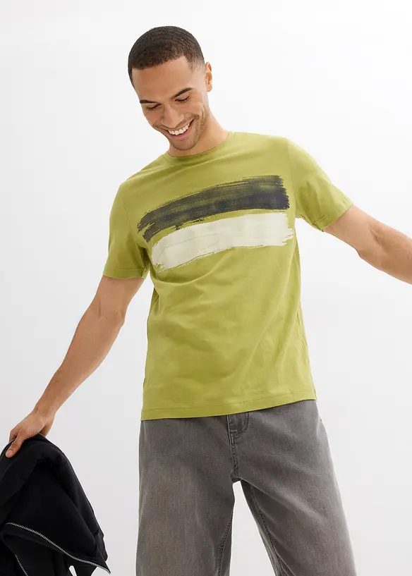 T-skjorte i 100% &oslash;kologisk bomull, bonprix