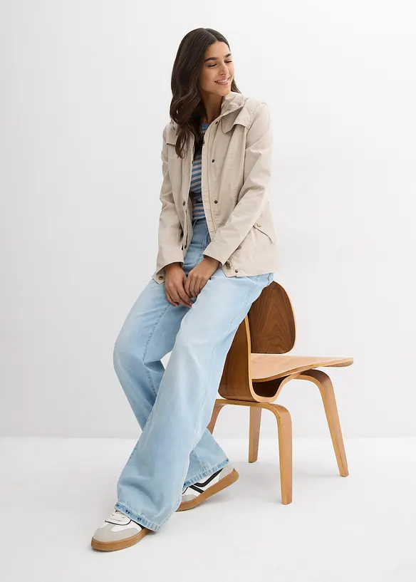 Jakke med st&aring;krage, bonprix