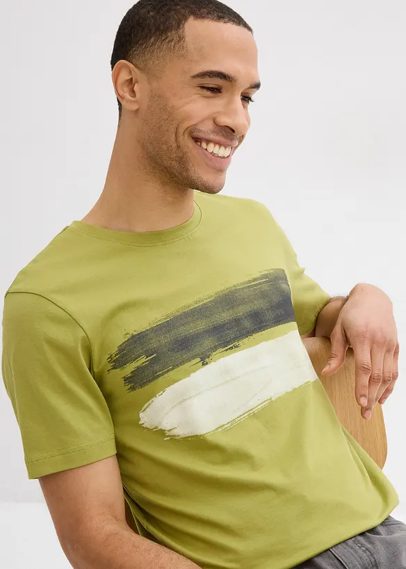 T-skjorte i 100% &oslash;kologisk bomull, bonprix