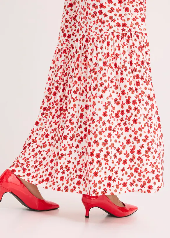 Maxikjole i viskosemiks, bonprix