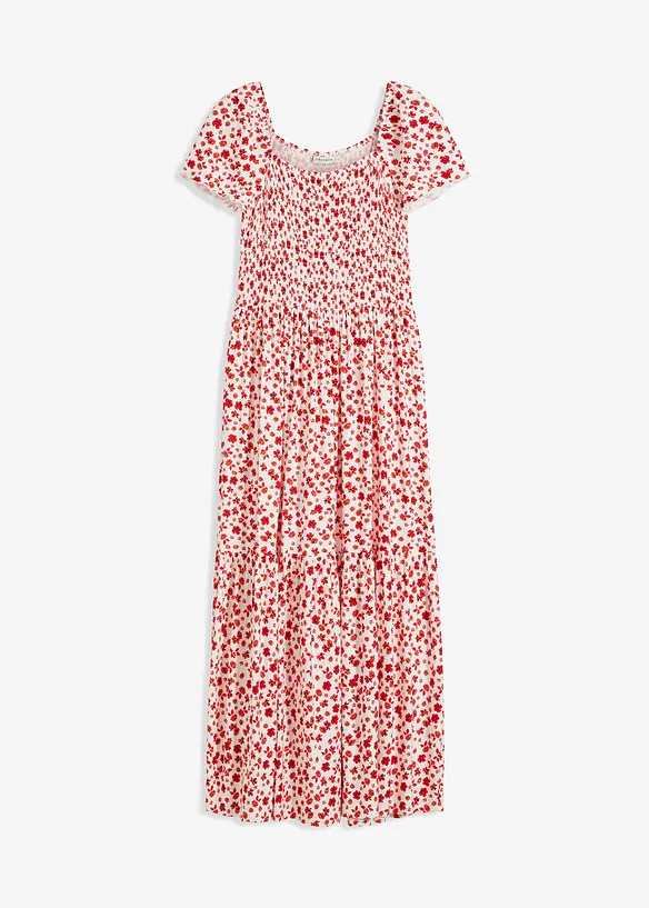 Maxikjole i viskosemiks, bonprix