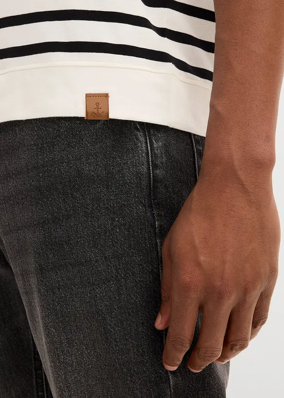 Poloskjorte med økologisk bomull, bonprix