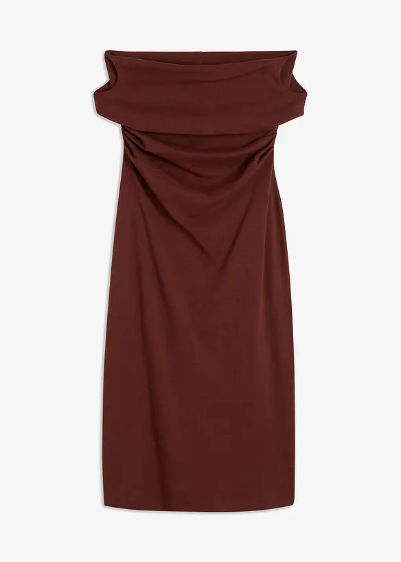 Midikjole med singoalla-utringning, bonprix
