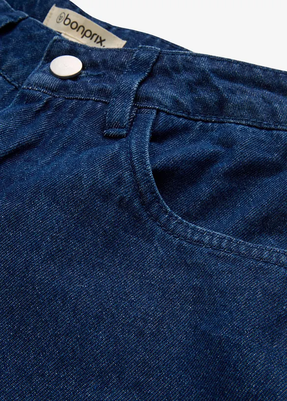Barrel-jeans Mid Waist, økologisk bomull, bonprix