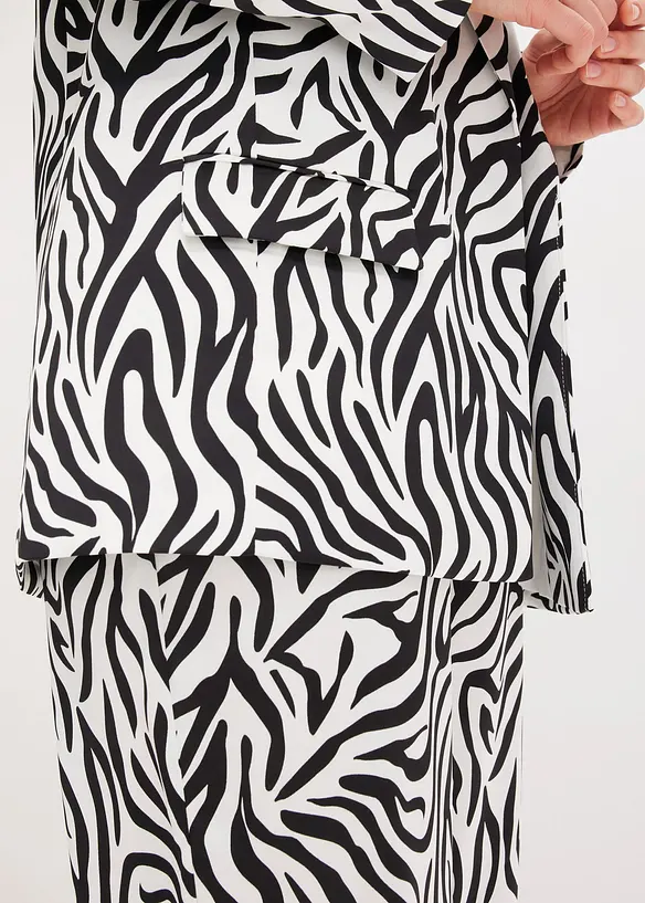 Mønstret blazer, bonprix