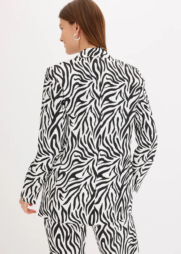 Mønstret blazer, bonprix