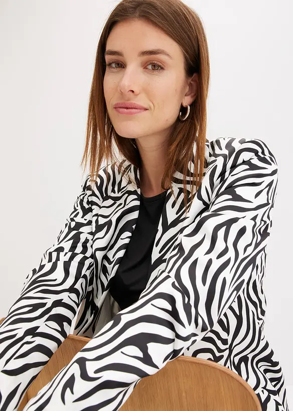 Mønstret blazer, bonprix