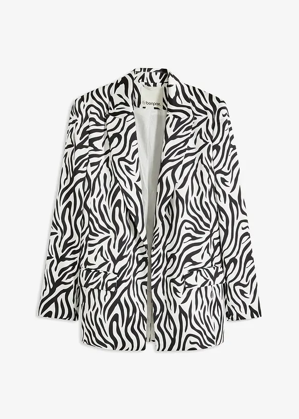 Mønstret blazer, bonprix
