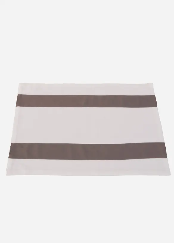 Spisebrikker i økologisk bomull (4-pack), bonprix