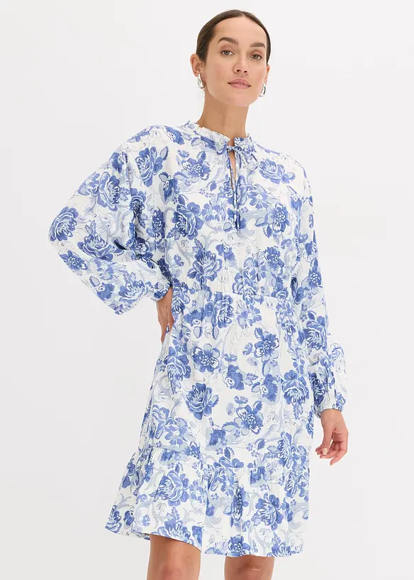 Satengkjole med print, bonprix