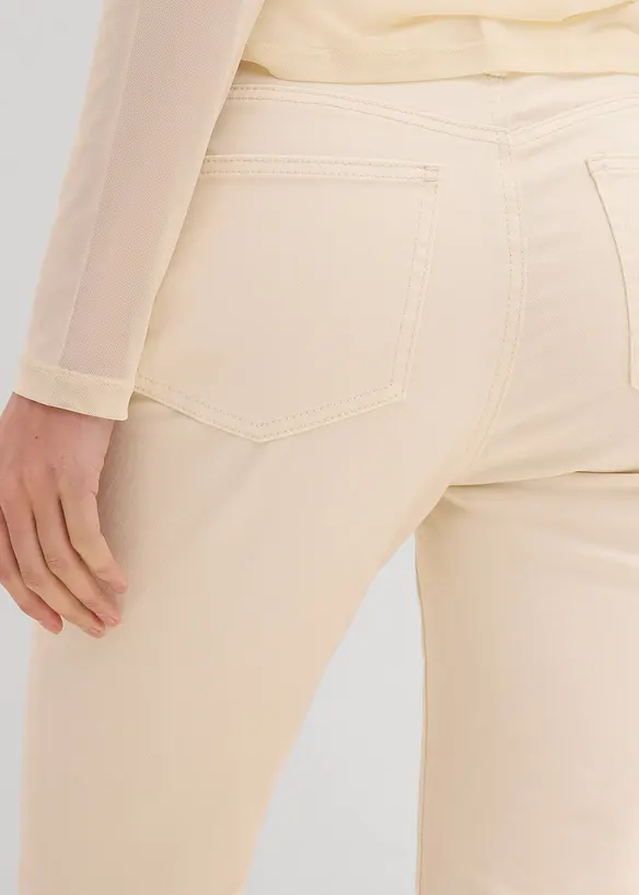 Flared-jeans High Waist, cropped, bonprix