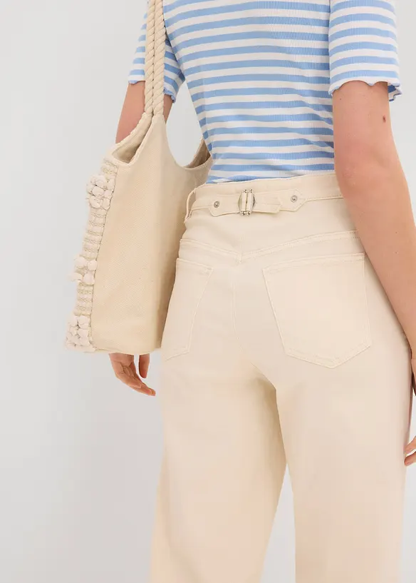 Straight-jeans High Waist, Low Stretch, bonprix