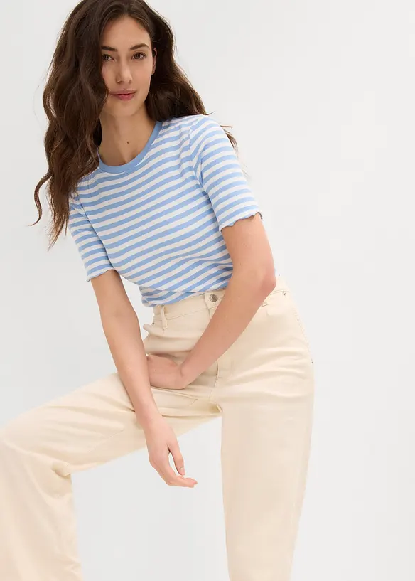 Straight-jeans High Waist, Low Stretch, bonprix