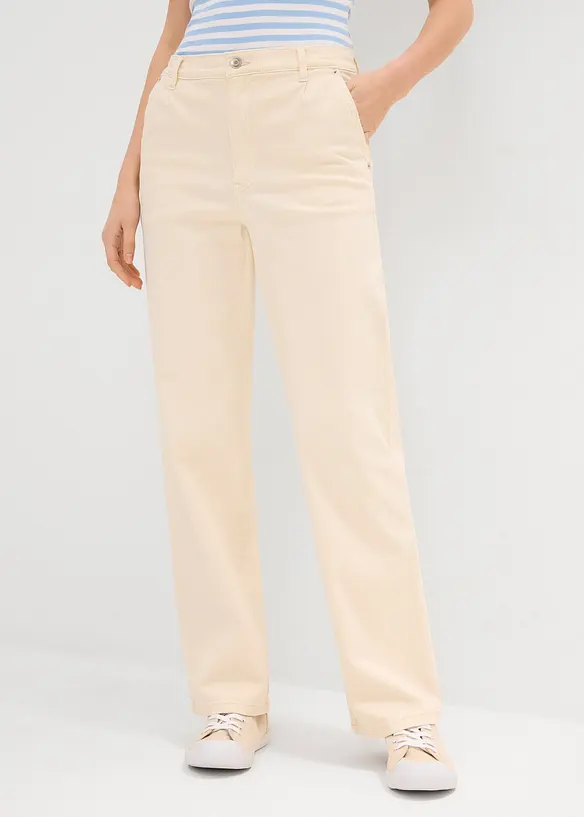 Straight-jeans High Waist, Low Stretch, bonprix