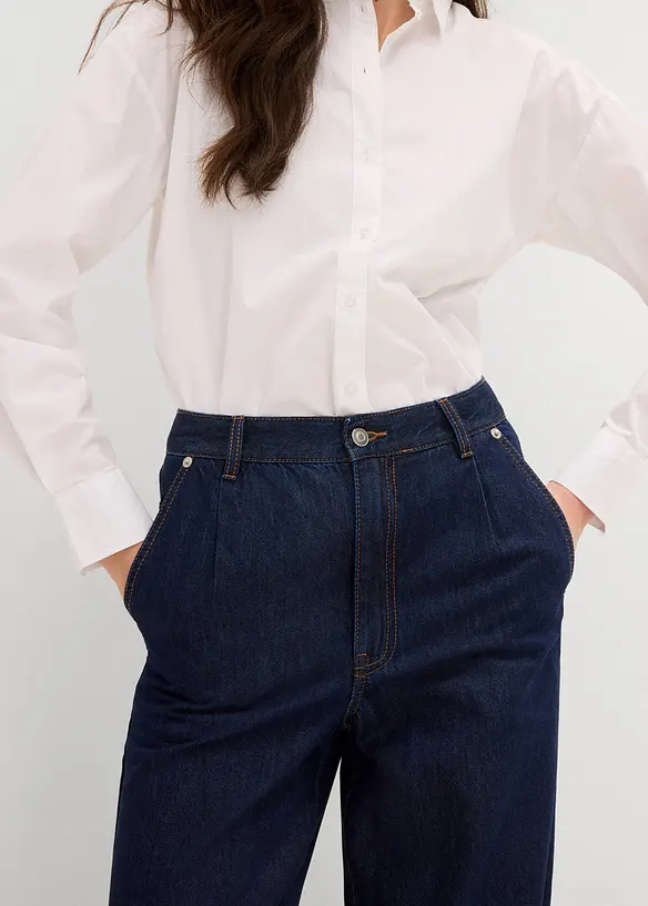 Straight-jeans High Waist, Low Stretch, bonprix