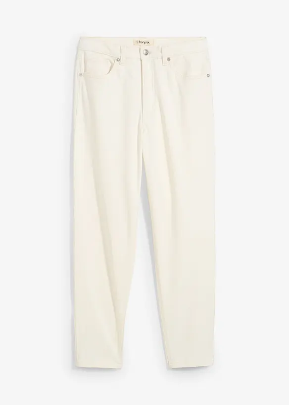 Mom-jeans High Waist, Low Stretch cropped, bonprix