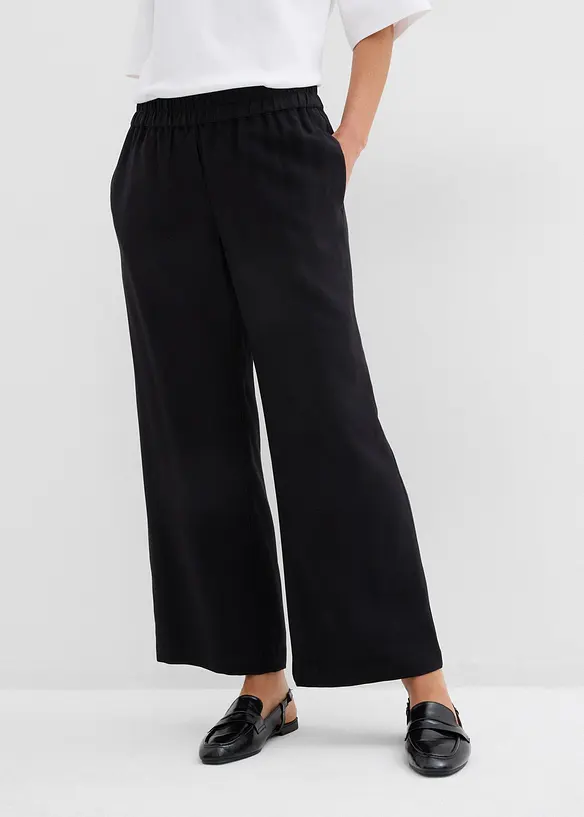Culottes i myk viskosemiks, bonprix