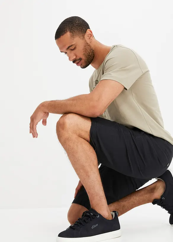 Chinos-bermuda i ren bomull, Regular Fit, bonprix